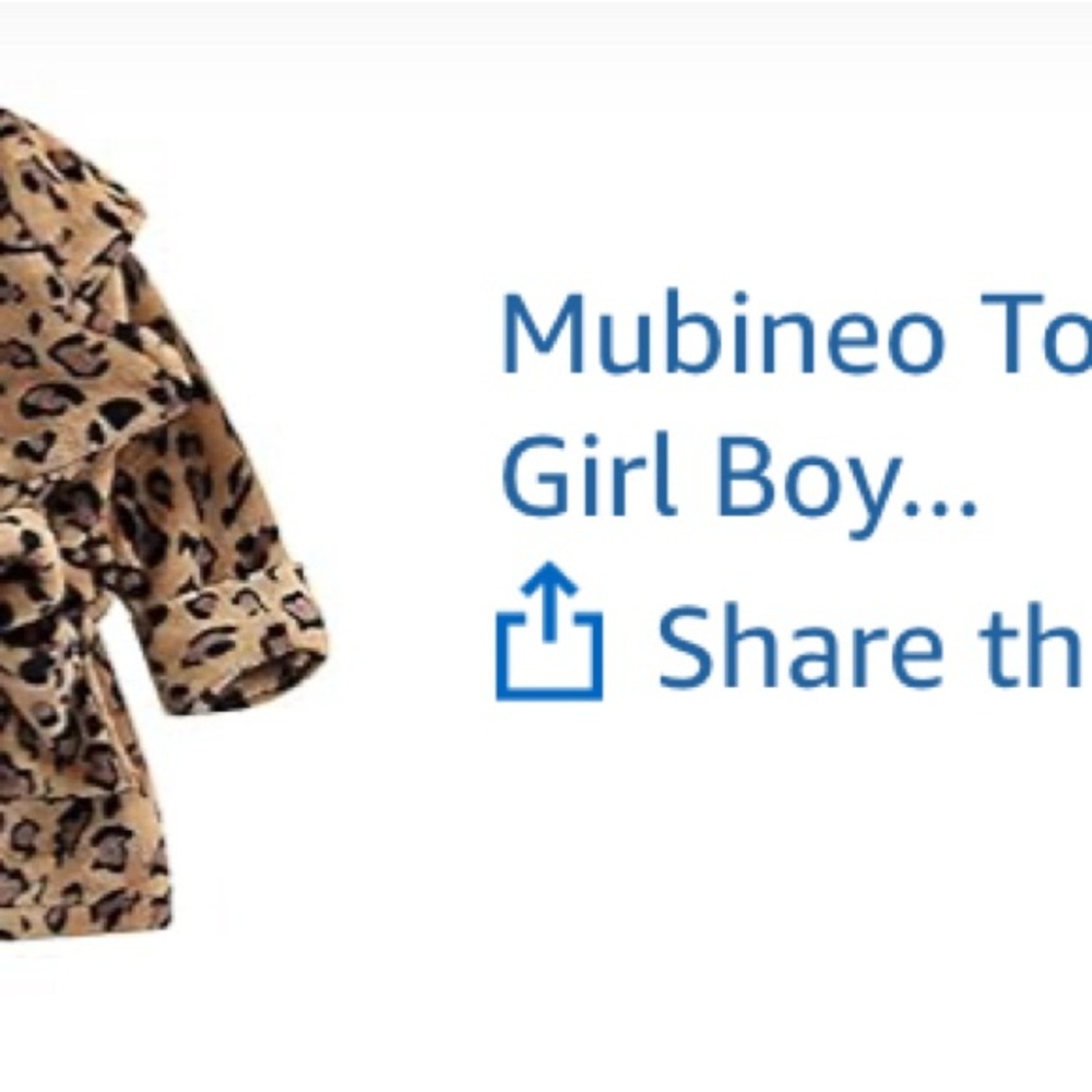 Leopard Print Robe - Picture 2 of 2